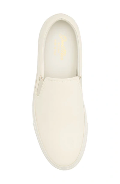 Shop Good Man Brand Edge Leather Slip-on In Cream