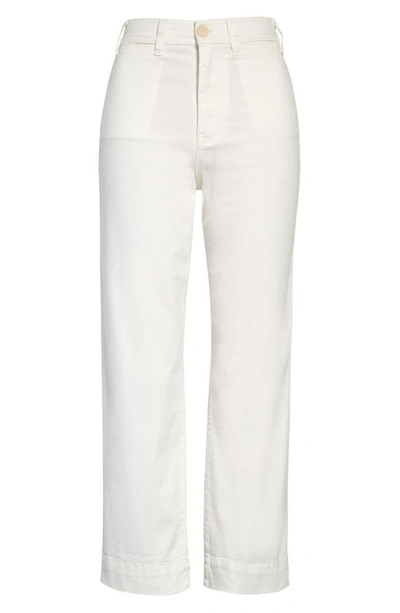 Shop Marine Layer Bridget High Waist Slim Crop Jeans In White
