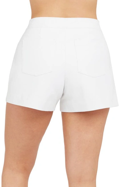 Shop Spanx Ultimate Opacity Shorts In Classic White