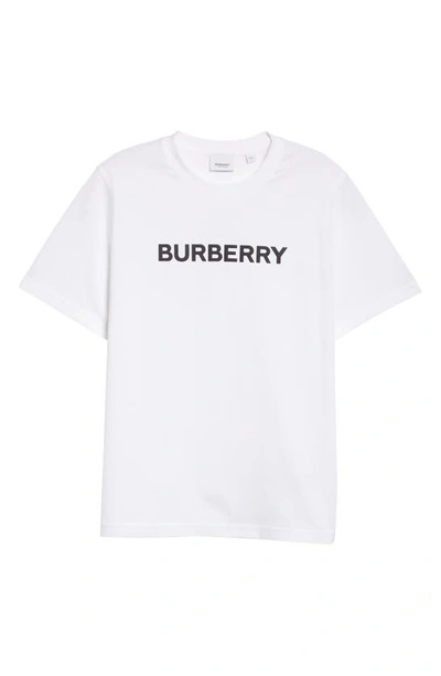 Shop Burberry Margot Logo Graphic Tee In White