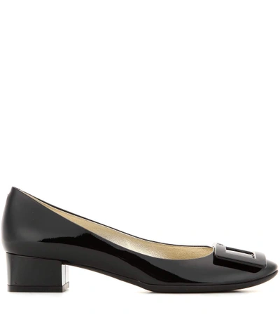 Shop Roger Vivier Belle De Nuit Patent Leather Pumps In Black