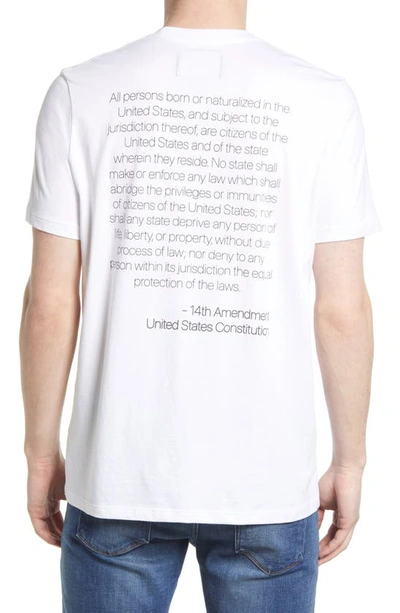 Shop Live Live The 14th Graphic Pima Cotton Tee In Whiteout