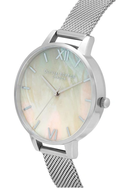 Shop Olivia Burton Under The Sea Mesh Strap Watch, 34mm In Multi