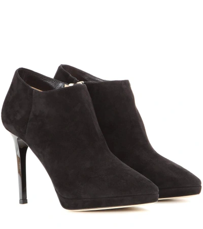 Shop Jimmy Choo Lindsey 100 Sue Suede Ankle Boots