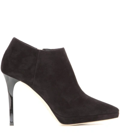 Shop Jimmy Choo Lindsey 100 Sue Suede Ankle Boots