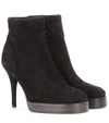 RICK OWENS Suede ankle boots
