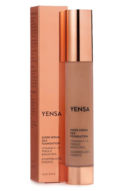 Shop Yensa Super Serum Silk Foundation, 1 oz In Deep Warm