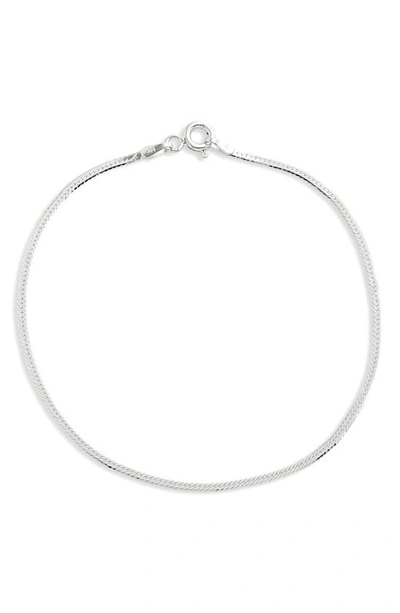 Shop Bony Levy 14k White Gold Herringbone Chain Bracelet