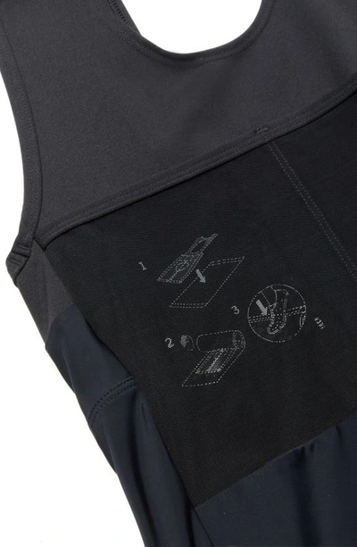 Shop Rapha Core Cargo Bib Bike Shorts In Basic Black / Basic White