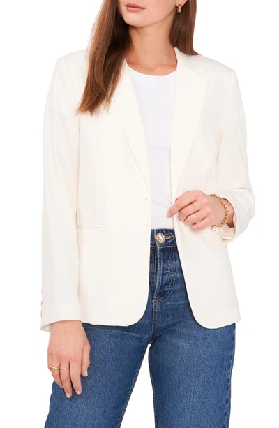 Vince Camuto Sophia One-button Blazer In New Ivory