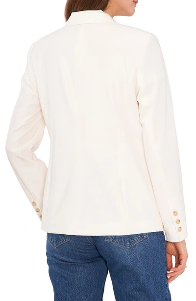 Vince Camuto Sophia One-button Blazer In New Ivory