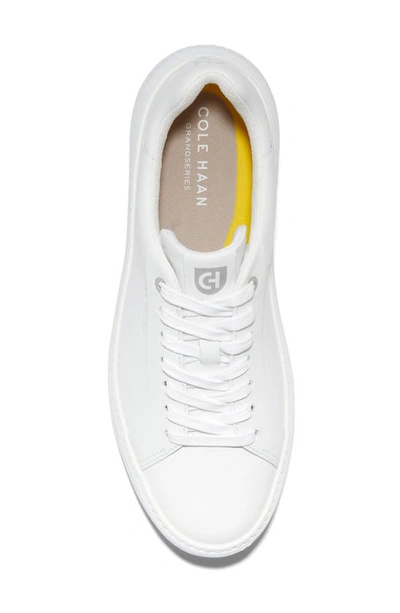 Shop Cole Haan Grandpro Topspin Sneaker In White/ White