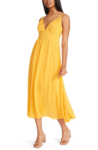 Shop Bb Dakota By Steve Madden Challi Midi Dress In Sunflower Yellow