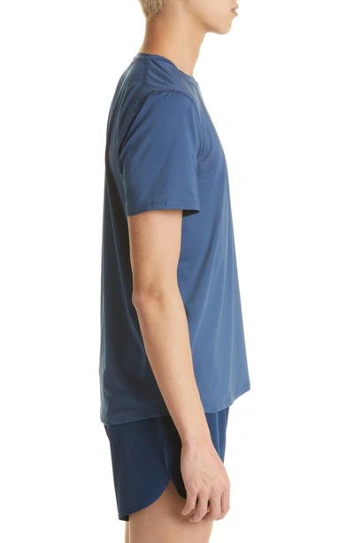 Shop District Vision Air–wear Logo Graphic Tee In Blue