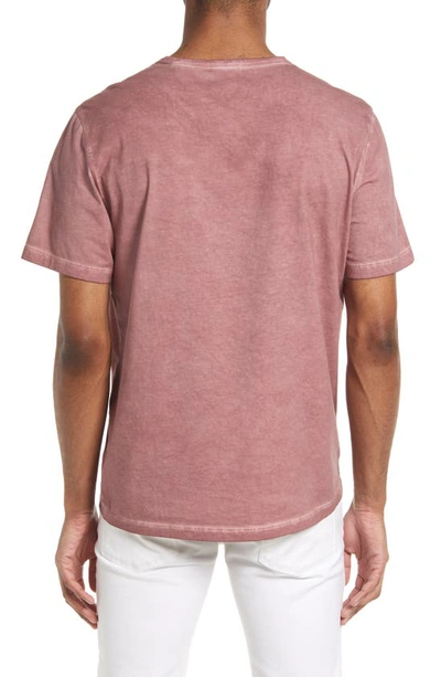 Shop Theory Precise Cold Dye T-shirt In Burlwood