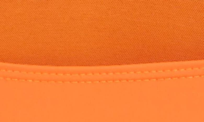 Shop Monse Layered Logo Sports Bra In Bright Orange