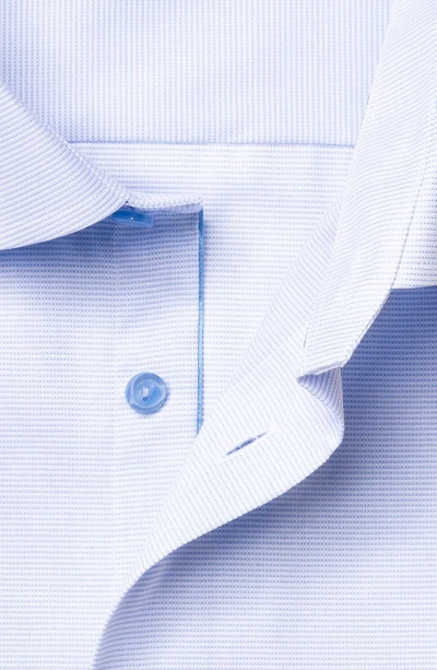 Eton Men's Contemporary-fit Houndstooth Dress Shirt, Blue In Blue
