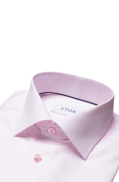 Shop Eton Contemporary Fit Dress Shirt In Pink/ Red