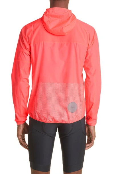 Rapha Commuter Lightweight Packable Hooded Jacket In Hi-vis Pink