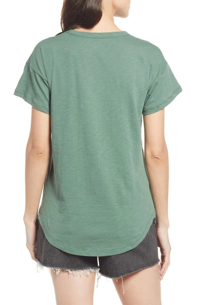 Shop Madewell Whisper Cotton Crewneck T-shirt In Simply Sage