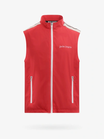 Shop Palm Angels Vest In Red