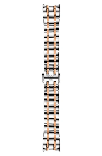 Tissot Chemin Des Tourelles Bracelet Watch, 32mm In White Mother Of Pearl