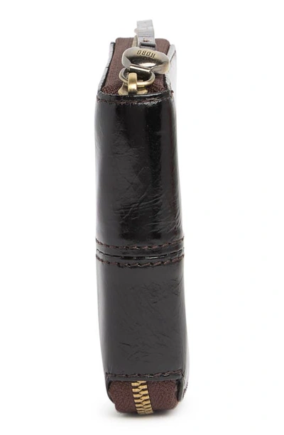 Hobo Zippy Leather Wallet In Black
