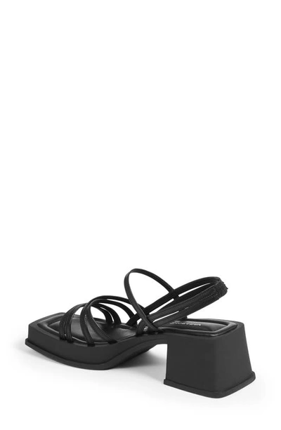 Vagabond Shoemakers Hennie Platform Sandal In Black