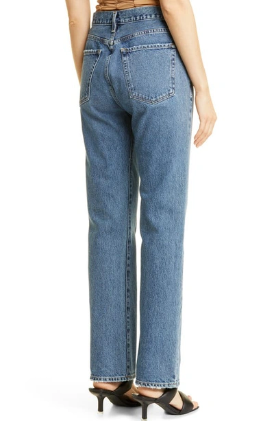 Shop Goldsign Ultra High Waist Stovepipe Jeans In Assler