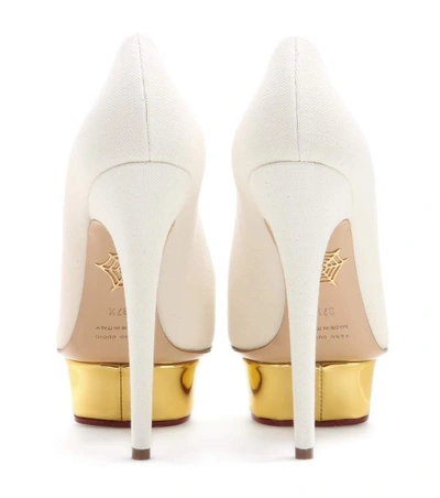 Shop Charlotte Olympia Dolly Platform Pumps In Saed