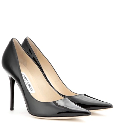Jimmy Choo Abel Patent-leather Pumps In Llack