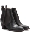 ACNE STUDIOS Pistol Short shearling-lined leather ankle boots