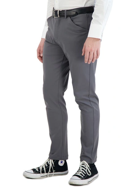 Shop Levinas Business Casual Pants In Grey