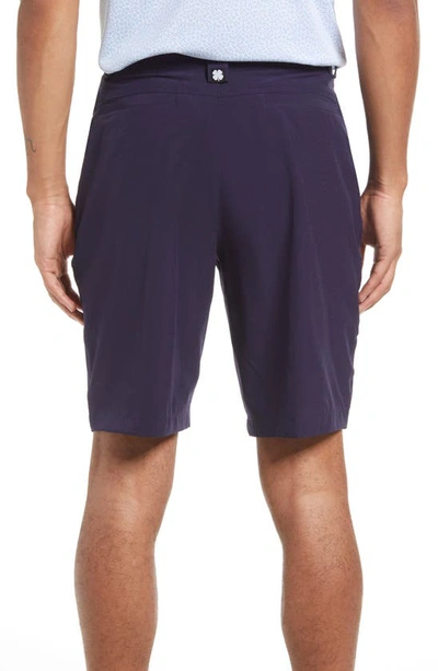 Shop Black Clover Jp2 Golf Shorts In Midnight Navy