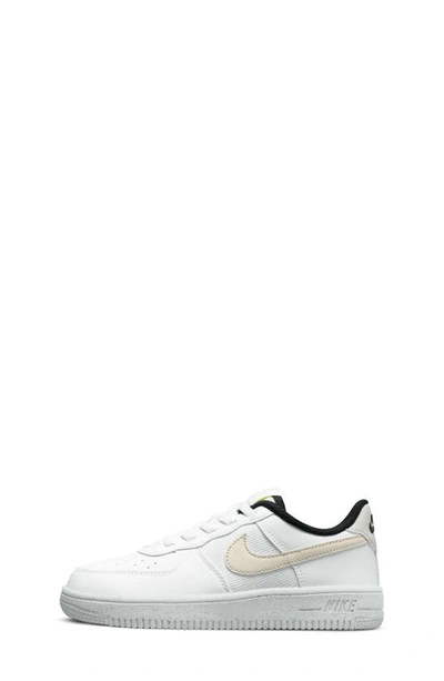 Shop Nike Air Force 1 Sneaker In White/ Volt/ Black/ Light Bone