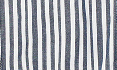 Rufflebutts Stripe Bubble Romper In Blue