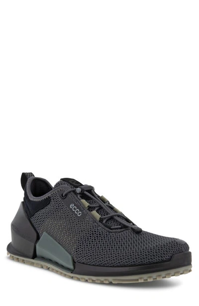 Shop Ecco Biom 2.0 Breathru Sneaker In Magnet/ Black/ Vetiver