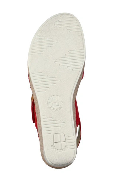 Shop Mephisto Giulia Wedge Sandal In Sca Vlp12241