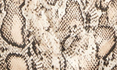 Nikki Lund Snake Print Blazer In Taupe