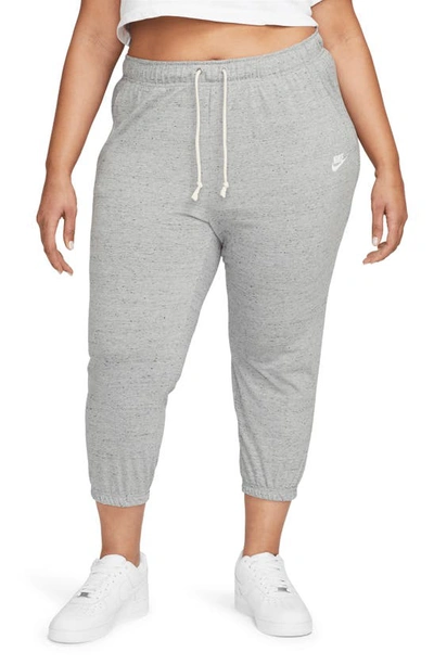 Nike Women's Sportswear Gym Vintage Capris (plus Size) In Grey