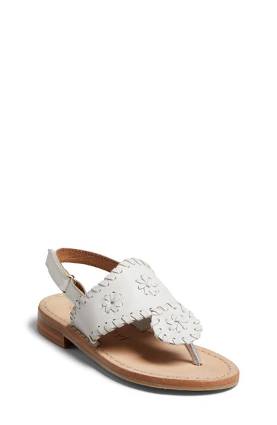 Shop Jack Rogers Jacks Slingback Sandal In White/ White