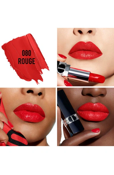 Shop Dior Rouge  Lipstick Refill In 080 Red Smile / Satin