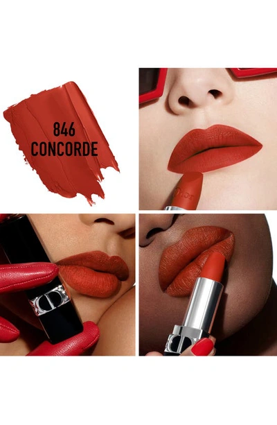 Feat bekennen Integratie Dior Rouge Lipstick Refill In 846 Concorde / Matte | ModeSens