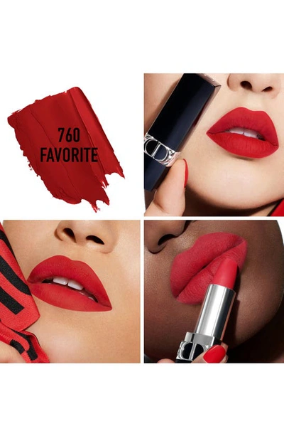ontgrendelen doorgaan met verdund Dior Rouge Lipstick Refill In 760 Favorite / Matte | ModeSens