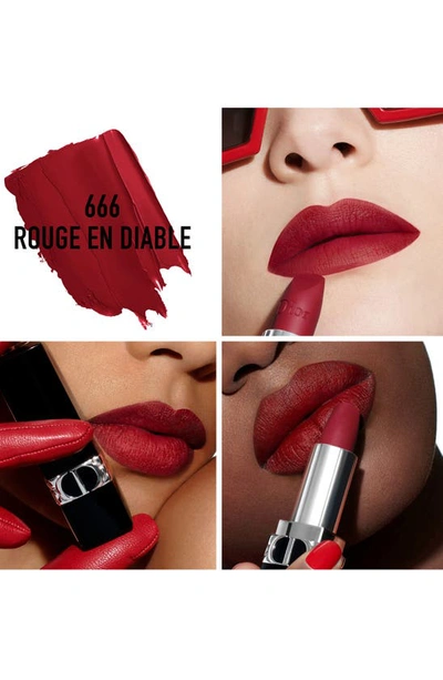 Shop Dior Rouge  Lipstick Refill In 666 Rouge En Diable / Matte