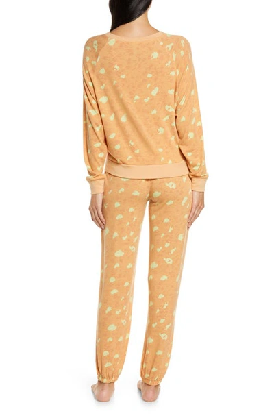 Shop Honeydew Intimates Star Seeker Jersey Pajamas In Phoenix Leopard