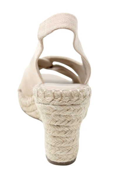 Charles By Charles David Notable Espadrille Wedge Slingback Sandal In Beige