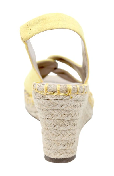 Shop Charles By Charles David Notable Espadrille Wedge Slingback Sandal In Butter