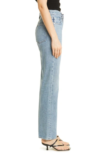 Shop Goldsign Ultra High Waist Stovepipe Jeans In Alamo