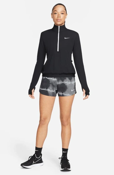 Shop Nike Eclipse Dri-fit Running Shorts In Black/ White
